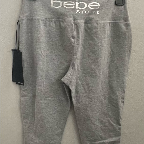 BEBE CAPRI LEGGING color gray size large - Picture 3 of 10